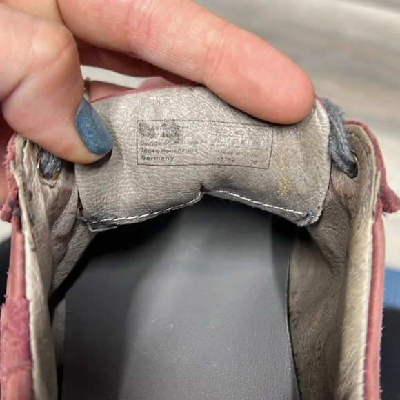 Casual Red Leather Sneakers - Picture 8 of 9